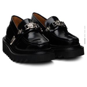 TOGA PULLA - SSENSE Exclusive Black Chunky Loafers